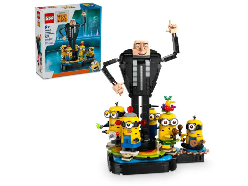 75582 Despicable Me Brick-Built Gru and Minions - LEGO®