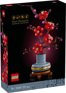 10369 Icons Plum Blossom Flower Building Set - 2