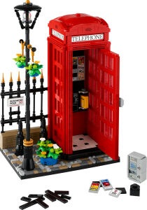 21347 Ideas Red London Telephone Box - 4